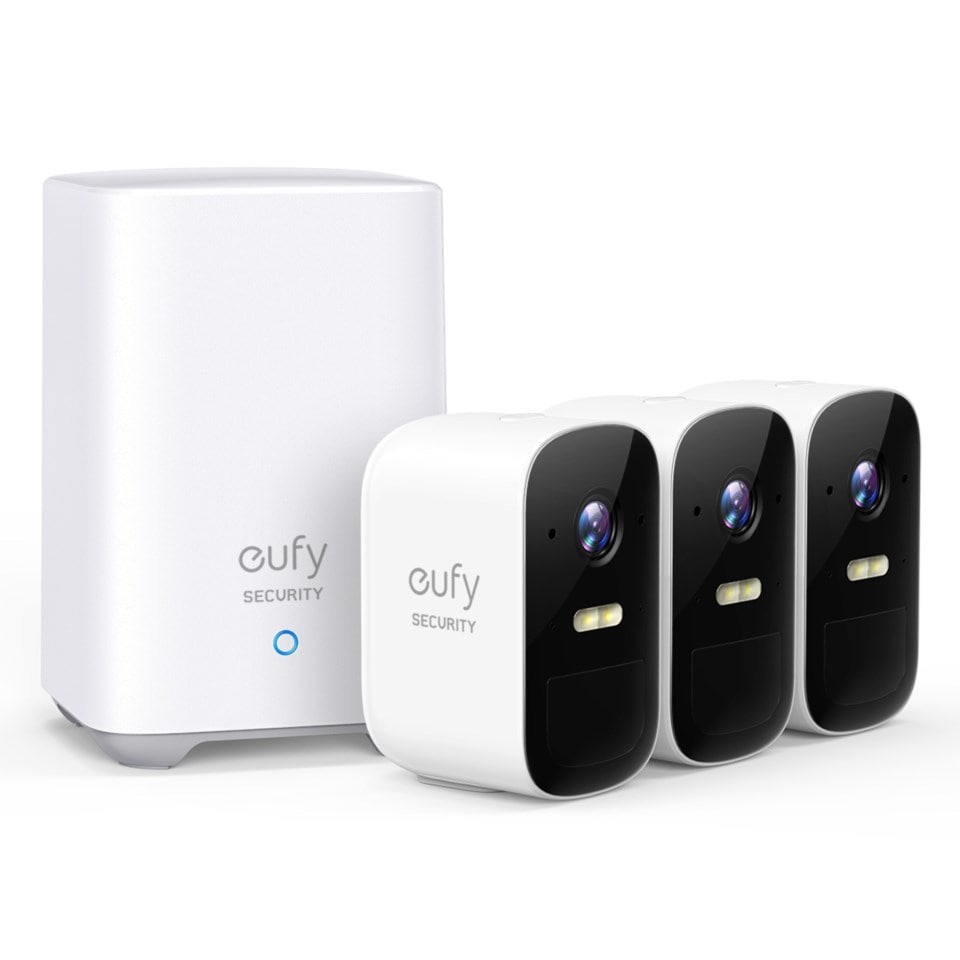 Eufy EufyCam 2C Kit Övervakningssystem 3 kameror