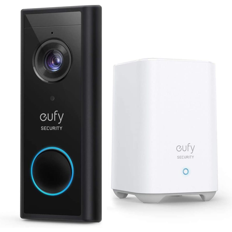 Eufy Video Doorbell 2K med basstation