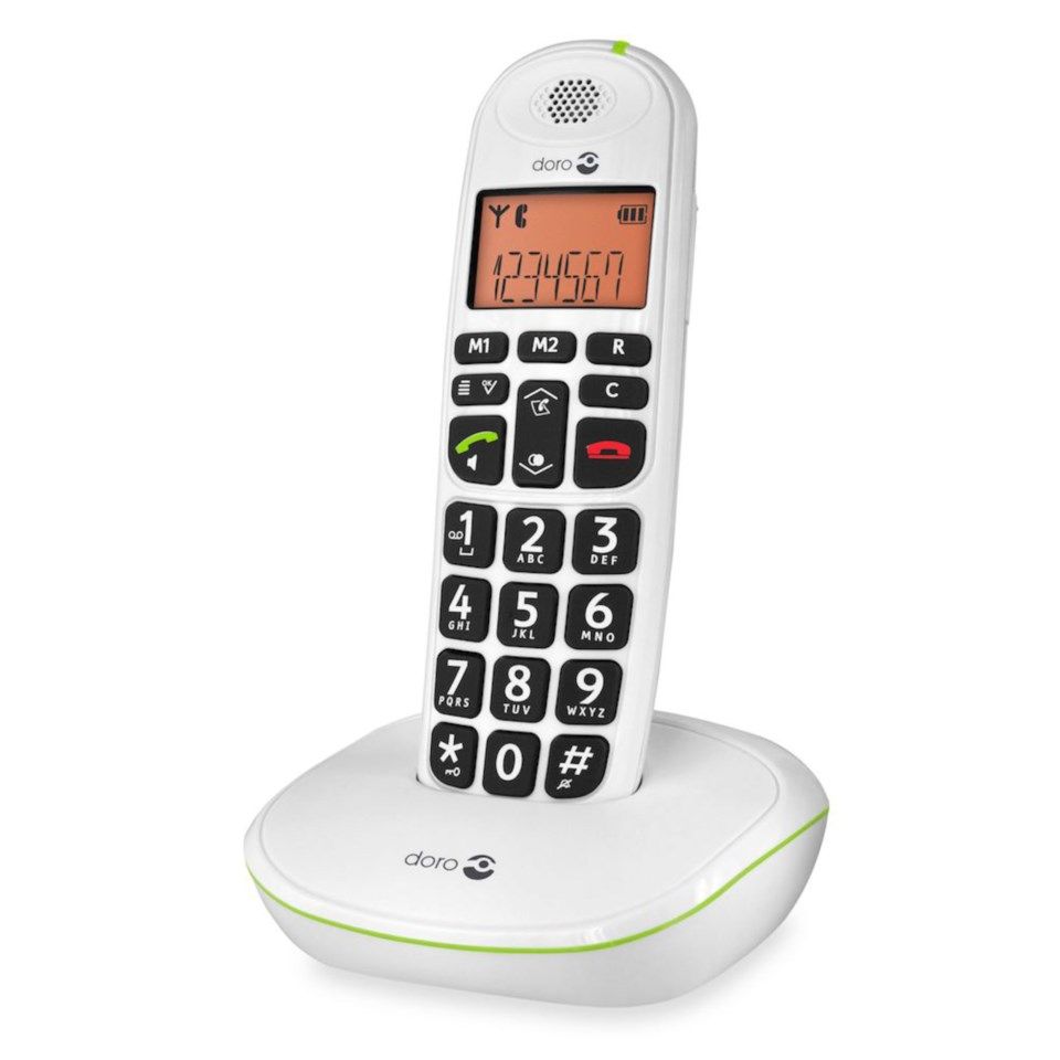 Doro PhoneEasy 100w trådlös hemtelefon med ljudförstärkning