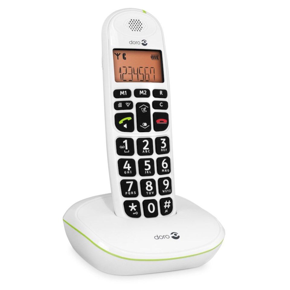 Doro PhoneEasy 100w trådløs hjemmetelefon med lydforsterking