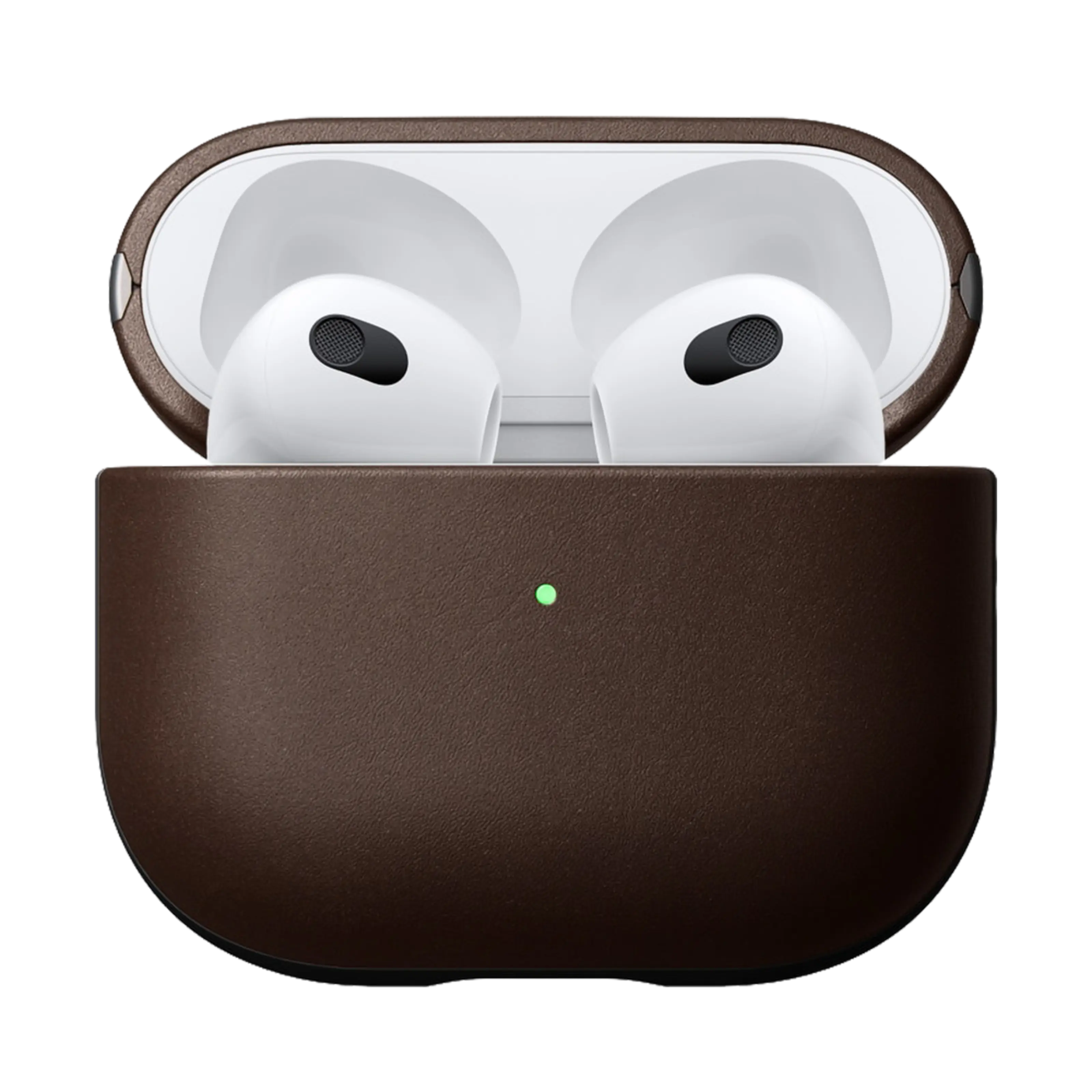 Nomad Modern Leather Case for Airpods Series 3 (2021) Brunn
