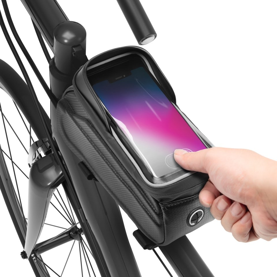 Linocell Cykelväska med telefonficka för ram