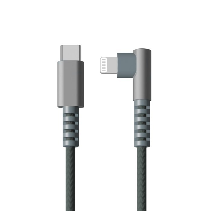 Nomadelic USB-C till Lightning 1,2 m Gröngrå