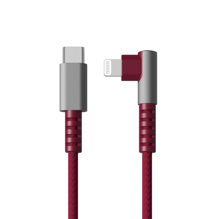 Nomadelic USB-C till Lightning 1,2 m Röd