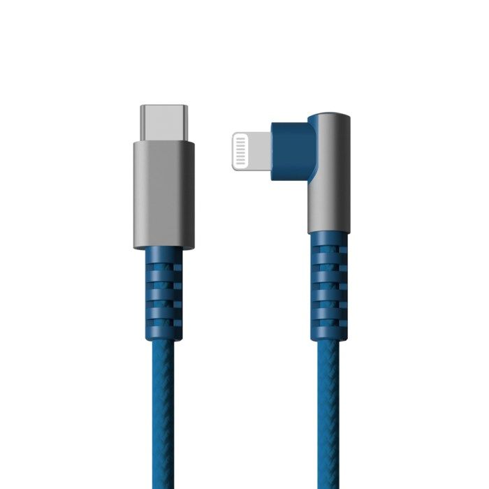 Nomadelic USB-C till Lightning 1,2 m Blå