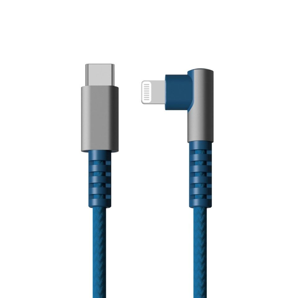 Nomadelic USB-C til Lightning 1,2 m Blå