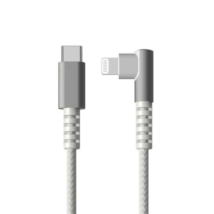 Nomadelic USB-C till Lightning 1,2 m Grå