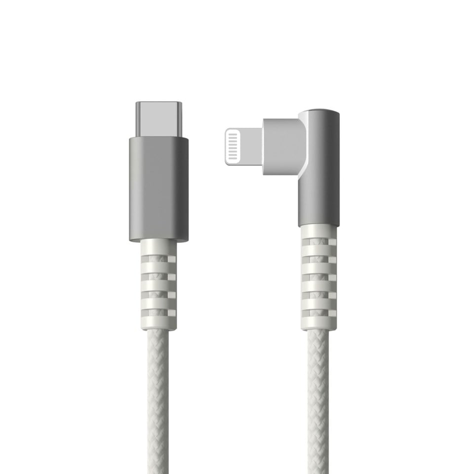 Nomadelic USB-C til Lightning 1,2 m Grå