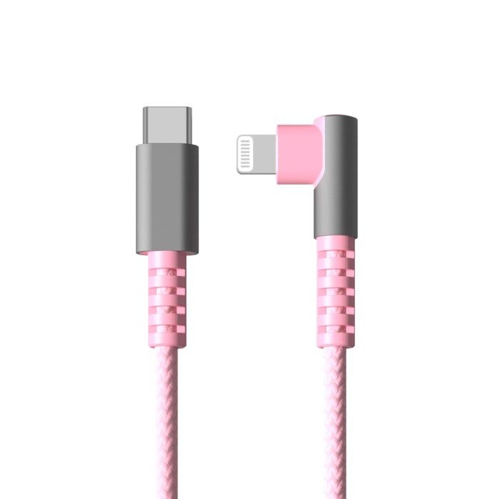 Nomadelic USB-C till Lightning 1,2 m Rosa