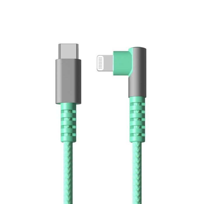 Nomadelic USB-C till Lightning 1,2 m Teal