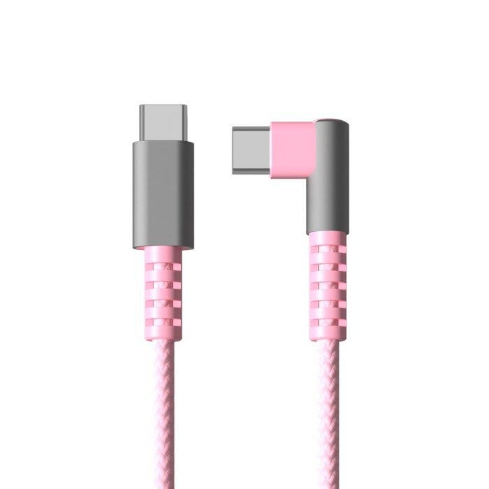 Nomadelic USB-C till USB-C 12 m Rosa