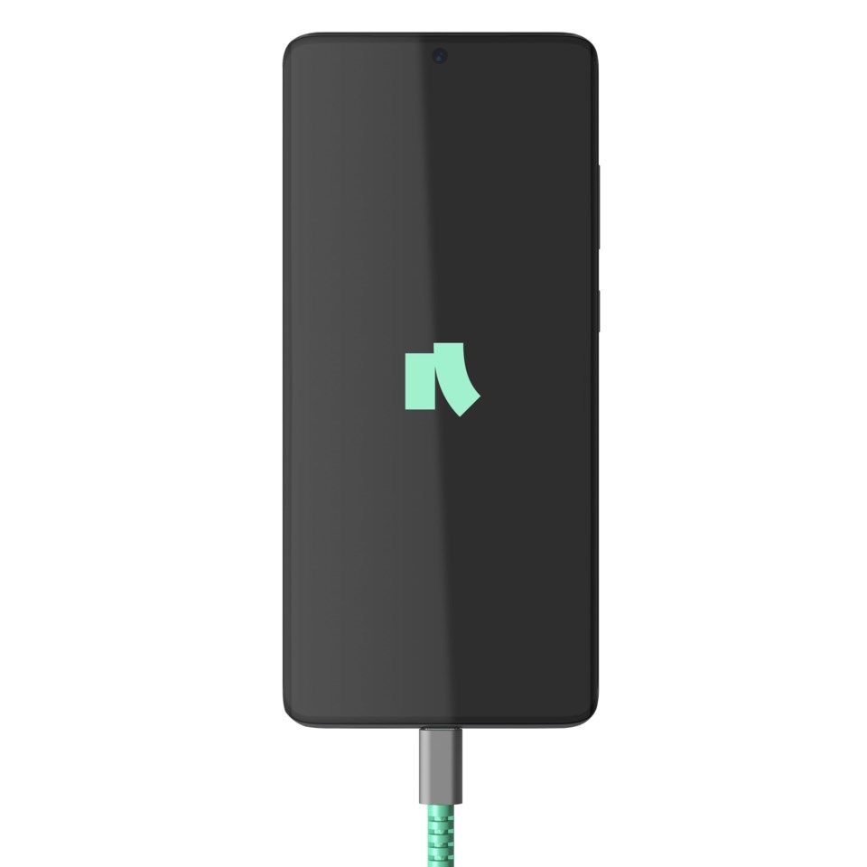 Nomadelic USB-C til USB-C 1,2 m Teal