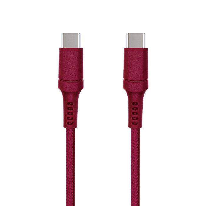 Nomadelic USB-C till USB-C 0,5 m Röd