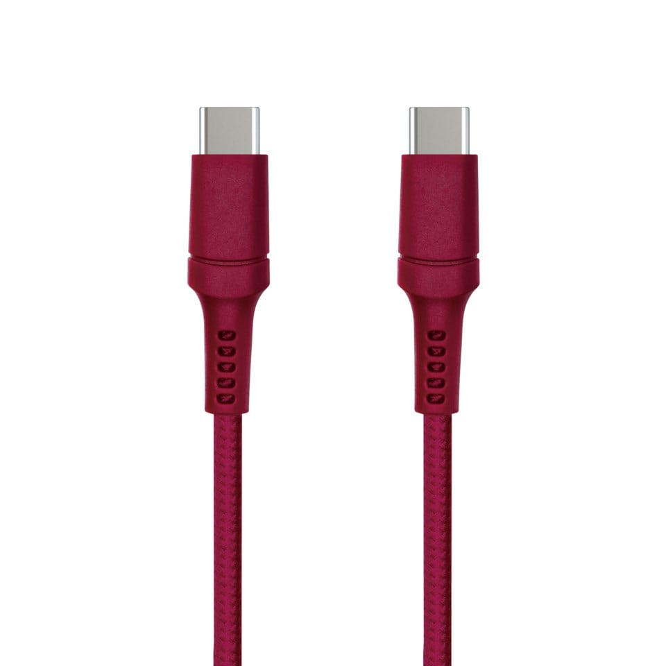 USB-C till USB-C 0,5 m Röd