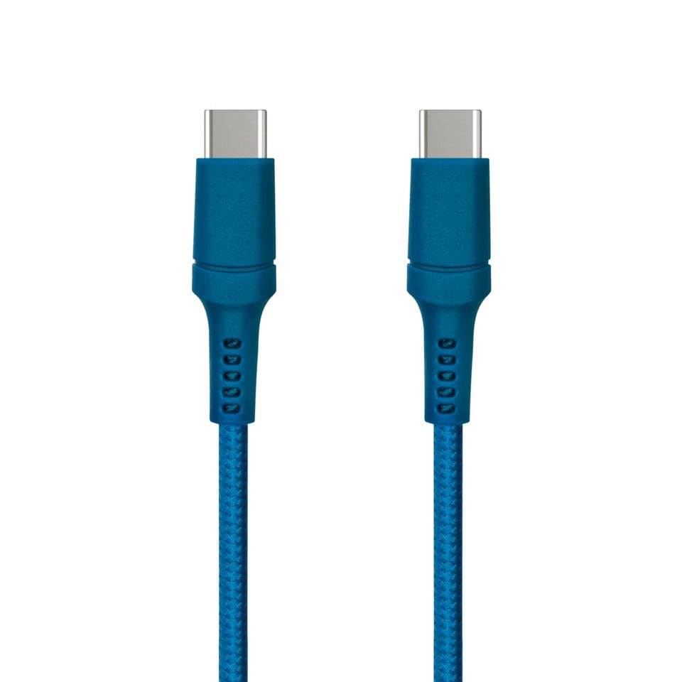 USB-C til USB-C 0,5 m Blå