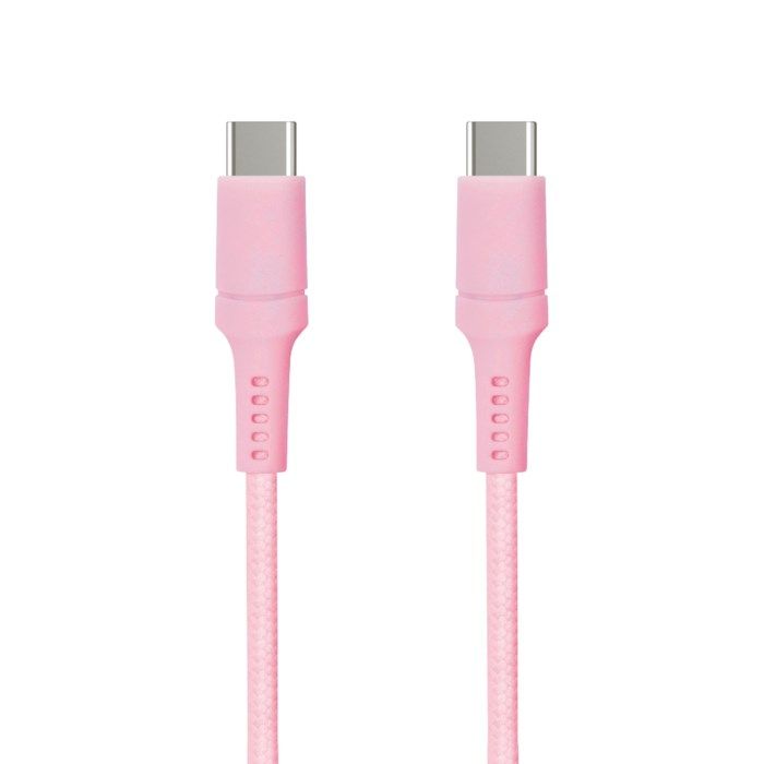 Nomadelic USB-C till USB-C 0,5 m Rosa