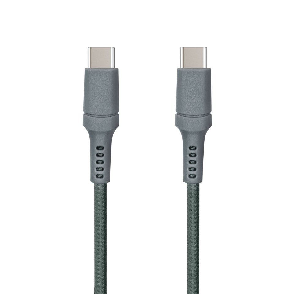 Nomadelic USB-C til USB-C 1,5 m Grågrønn