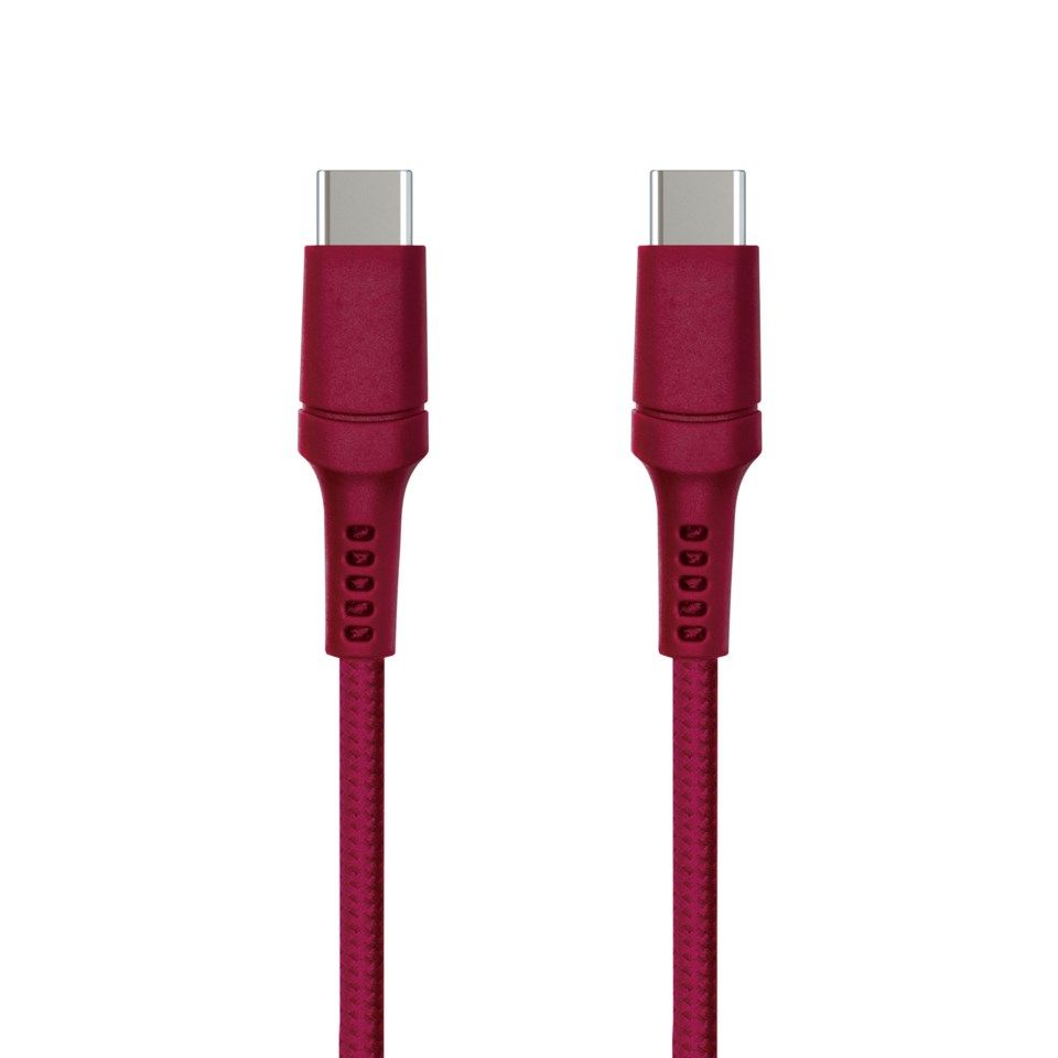 Nomadelic USB-C til USB-C 2,5 m Rød