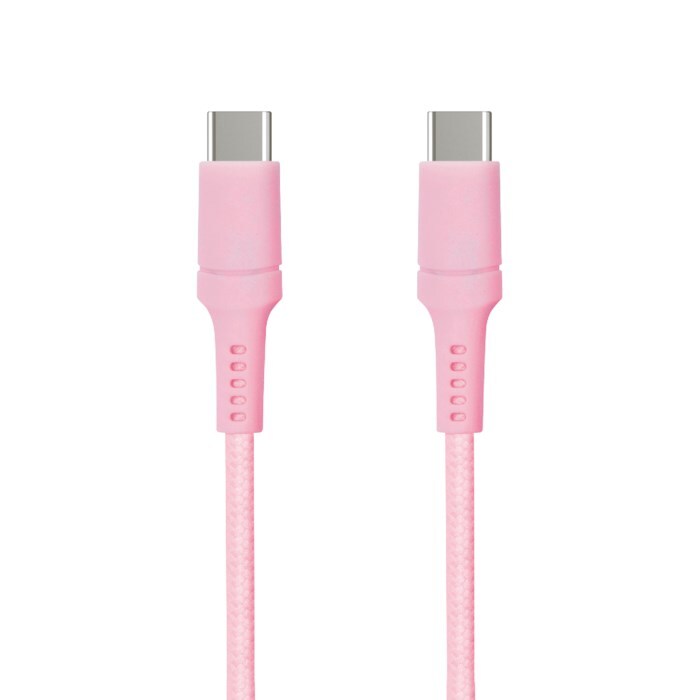 Nomadelic USB-C till USB-C 2,5 m Rosa