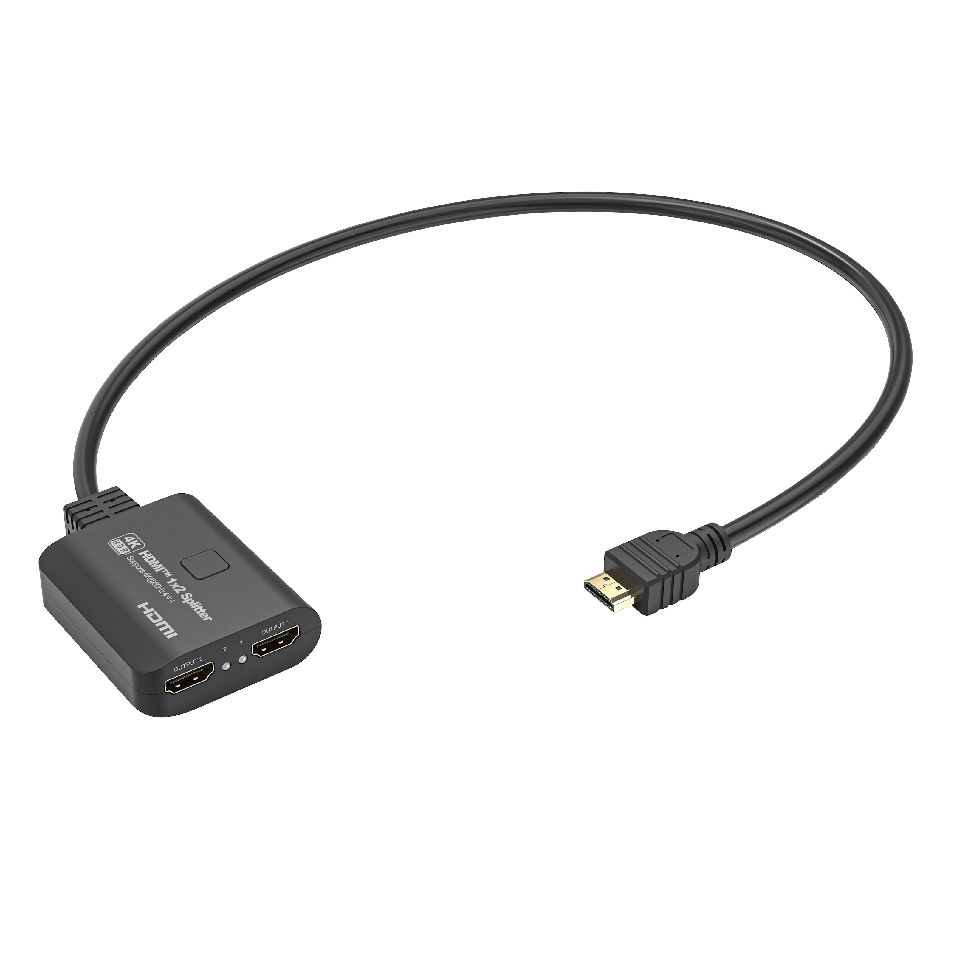 Luxorparts Aktiv HDMI-splitter 2-vägs