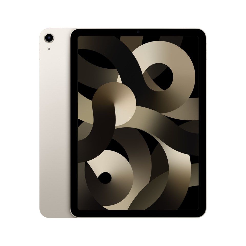 Apple iPad Air (2022) 10,9” Wifi 256 GB Stjärnglans