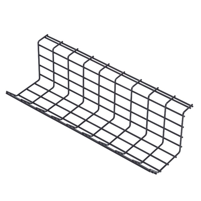 Luxorparts Kabelkorg svart 430 mm