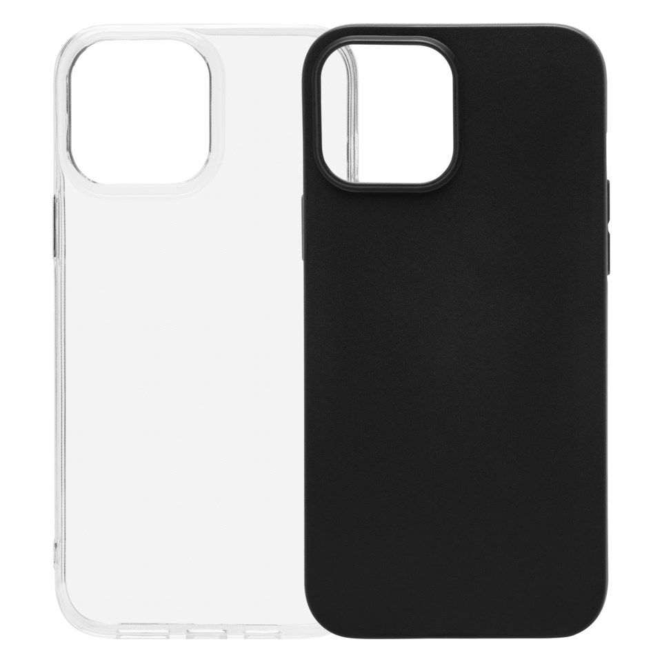 Linocell Second skin Mobilskal för iPhone 13 Pro Max Transparent
