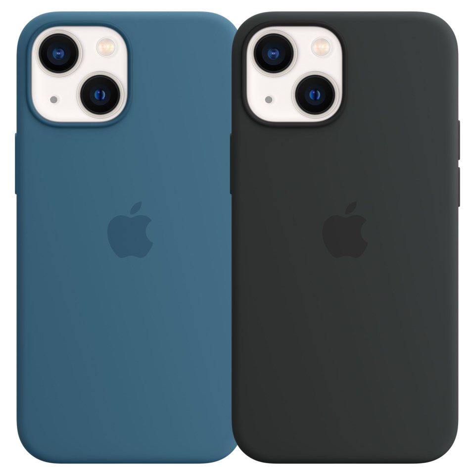 Apple Silikondeksel med MagSafe til iPhone 13 Mini Blå