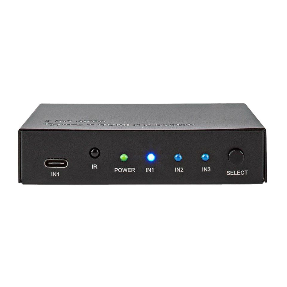 Nedis Automatisk HDMI-switch med USB-C
