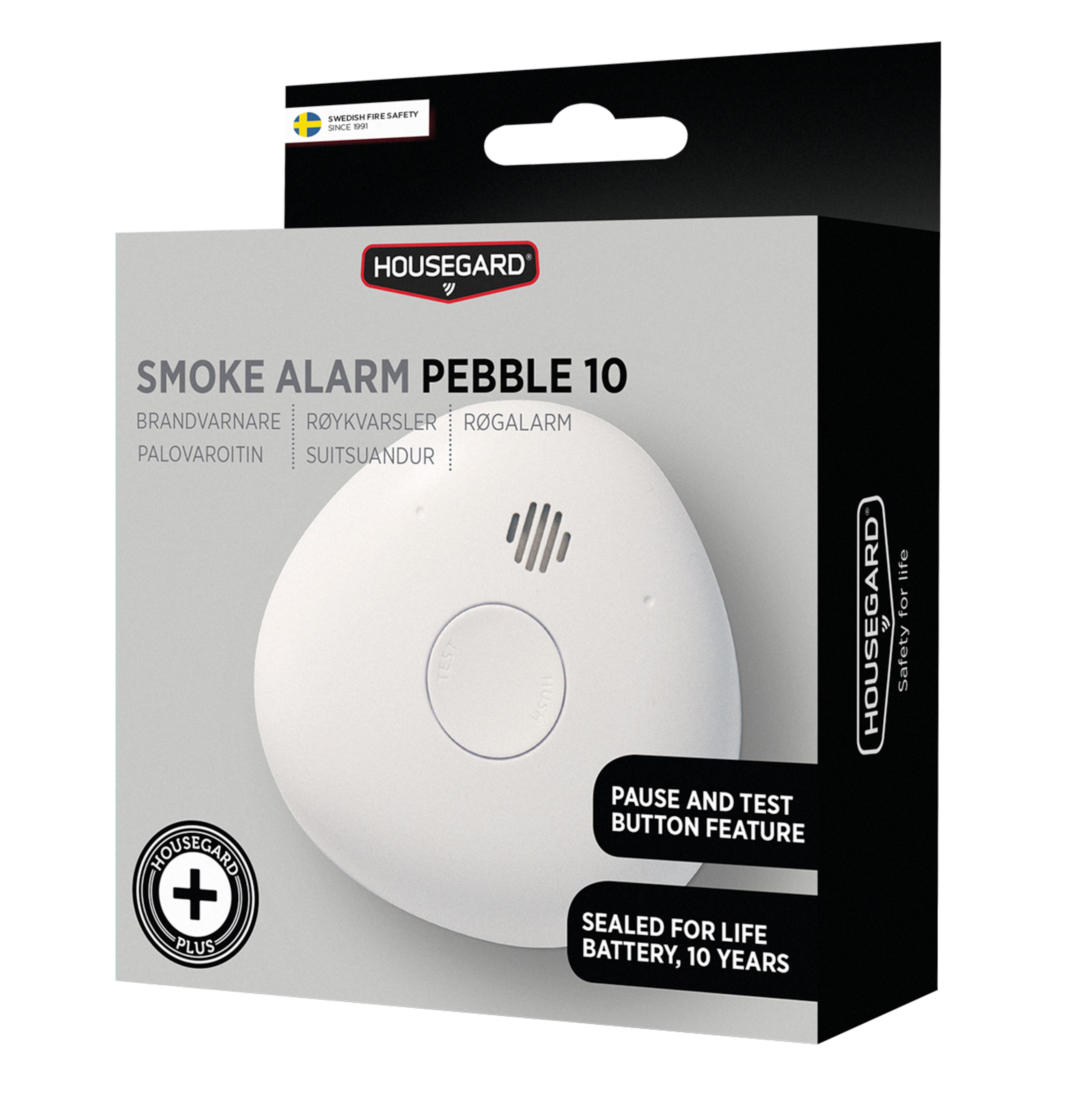 Housegard Pebble 10 Optisk brandvarnare