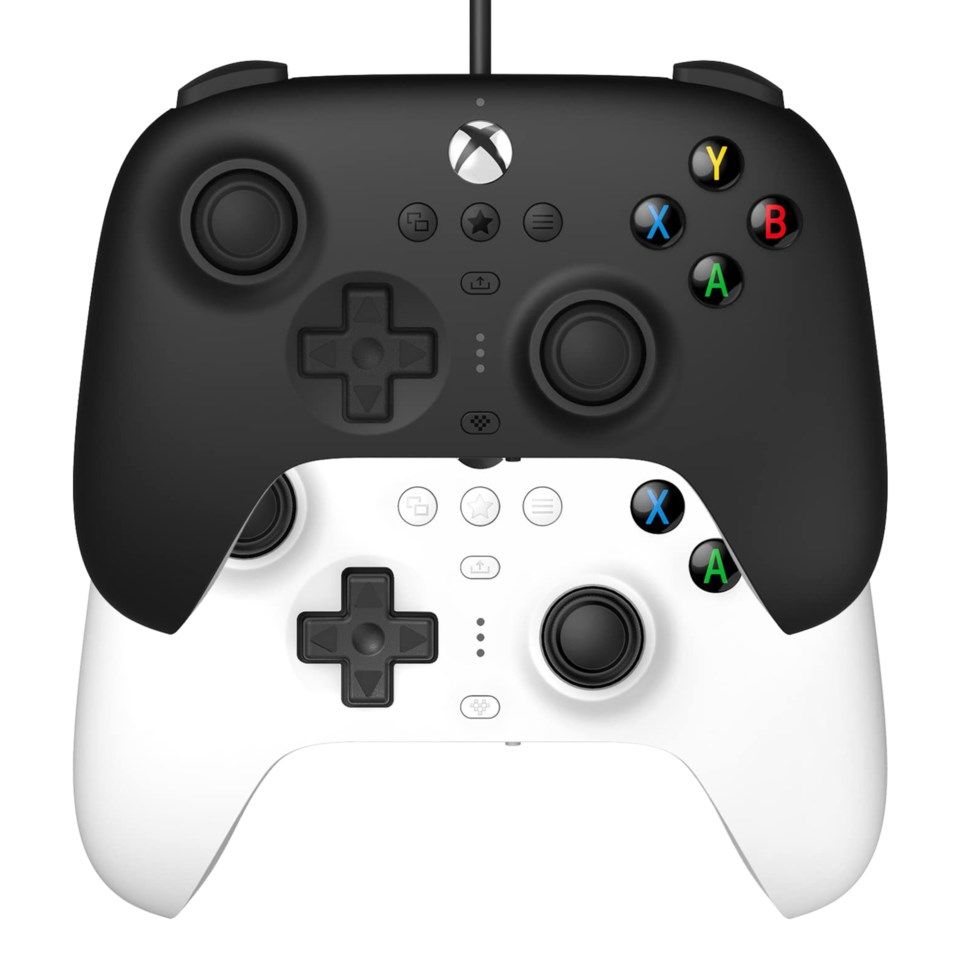 8Bitdo Ultimate Wired Håndkontroller for Xbox og PC Hvit