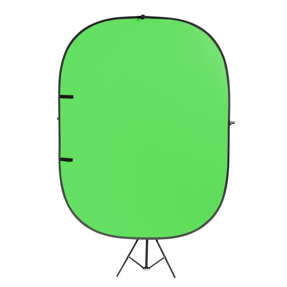 Plexgear Tofarget Green Screen med stativ 1,5x2 m