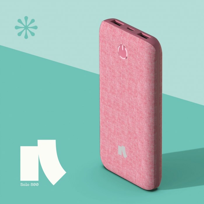 Nomadelic Powerbank Solo 800 Rosa