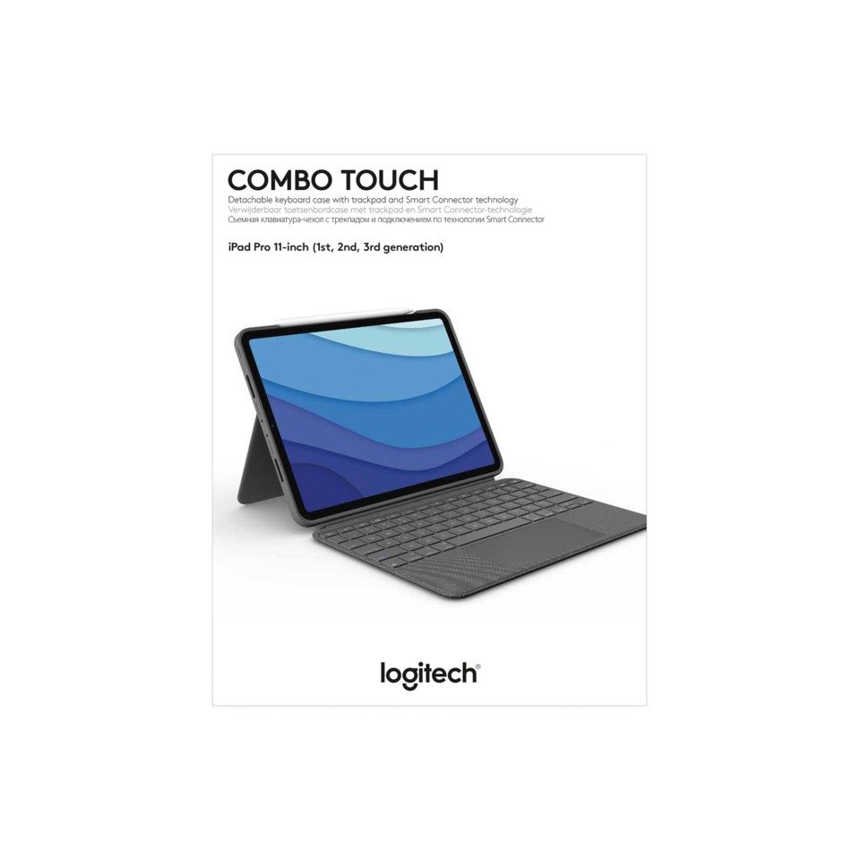 Logitech Combo Touch for iPad Pro 11 tommer