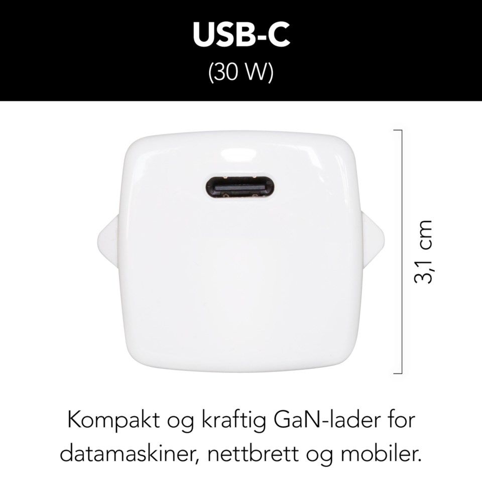 Linocell 30 W USB-C lader GaN