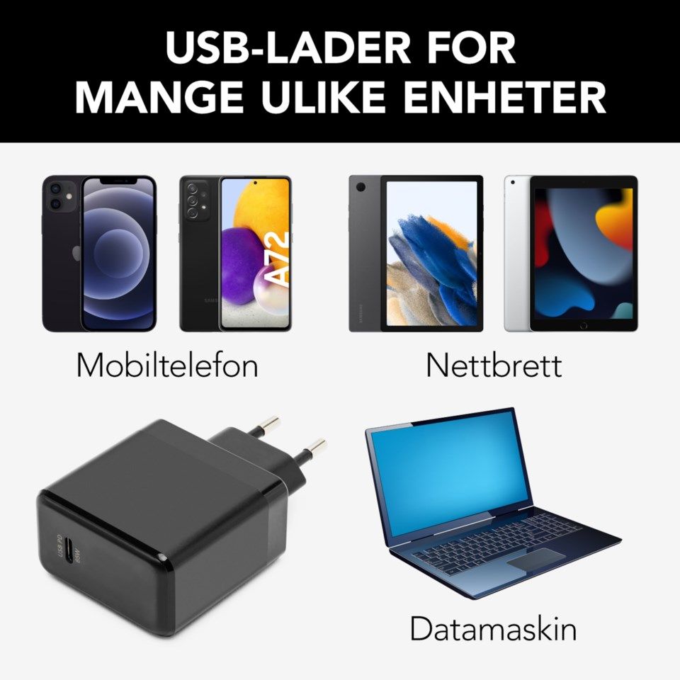 Linocell GaN USB-C-lader PD 65 W