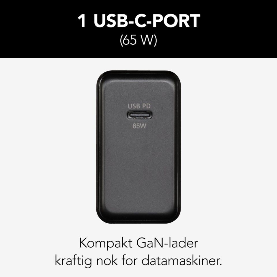 Linocell GaN USB-C-lader PD 65 W