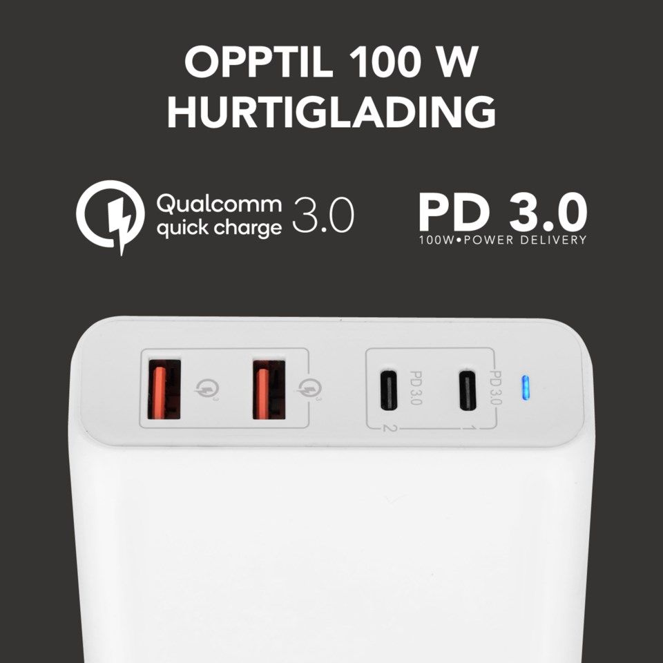 Linocell Premium Charge Multilader PD 100 W Hvit