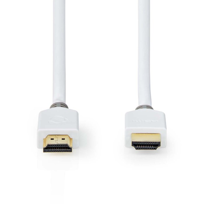 Nedis HDMI-kabel Vit 1,5 m