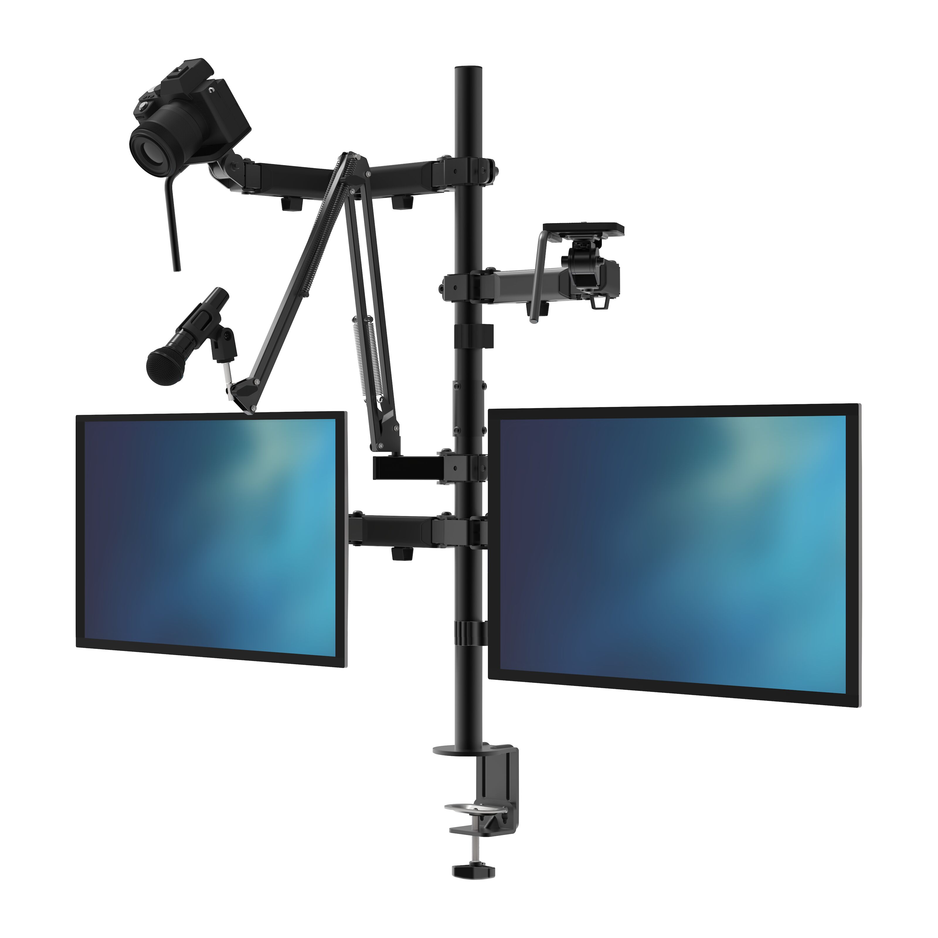 Luxorparts Studiostativ for 2 skjermer