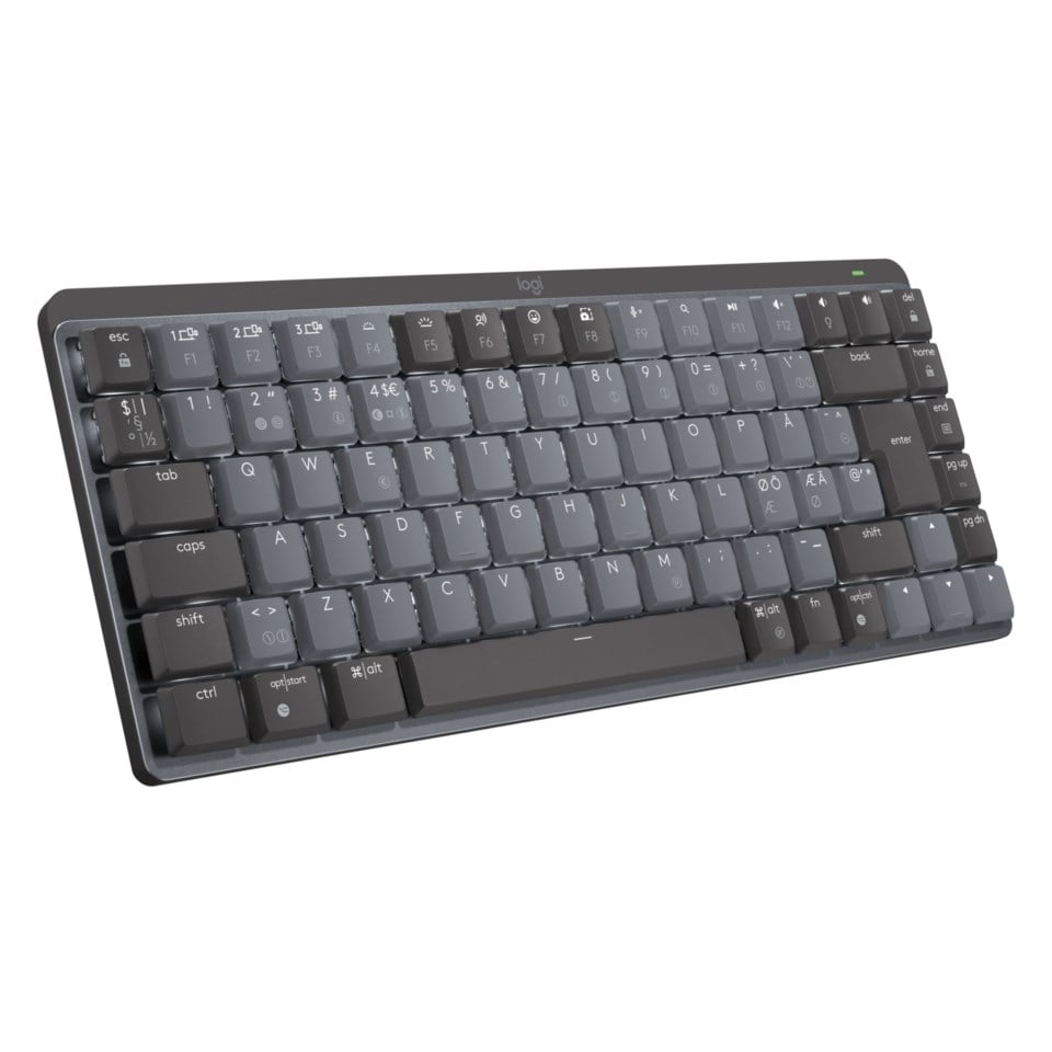 Logitech Mx Mechanical Mini Trådløst mekanisk tastatur Brown Tactile Quiet