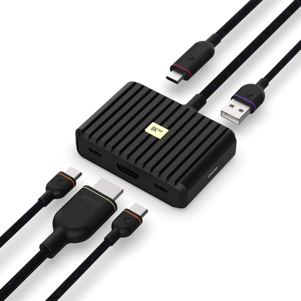 Unisynk USB-C-Hub 5 porter 8K