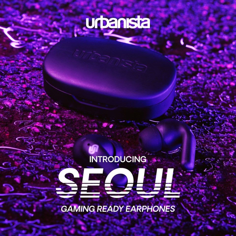 Urbanista Seoul Helt trådlösa hörlurar för gaming Midnight Black