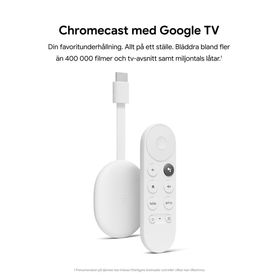 Google Chromecast med Google TV 4K