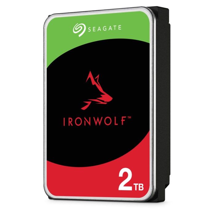 Seagate Ironwolf Intern hårddisk 3,5” 2 TB