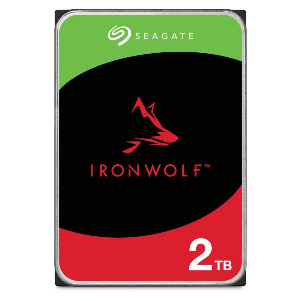 Seagate Ironwolf Intern hårddisk 3,5” 2 TB