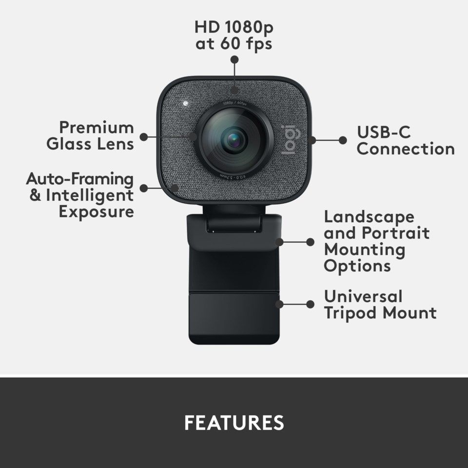Logitech C Streamcam Webkamera