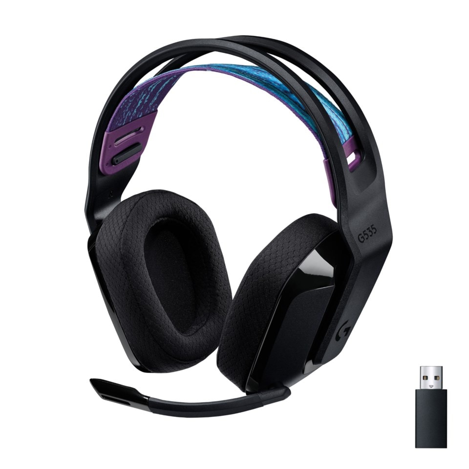 Logitech G 535 Lightspeed Trådløst gamingheadset