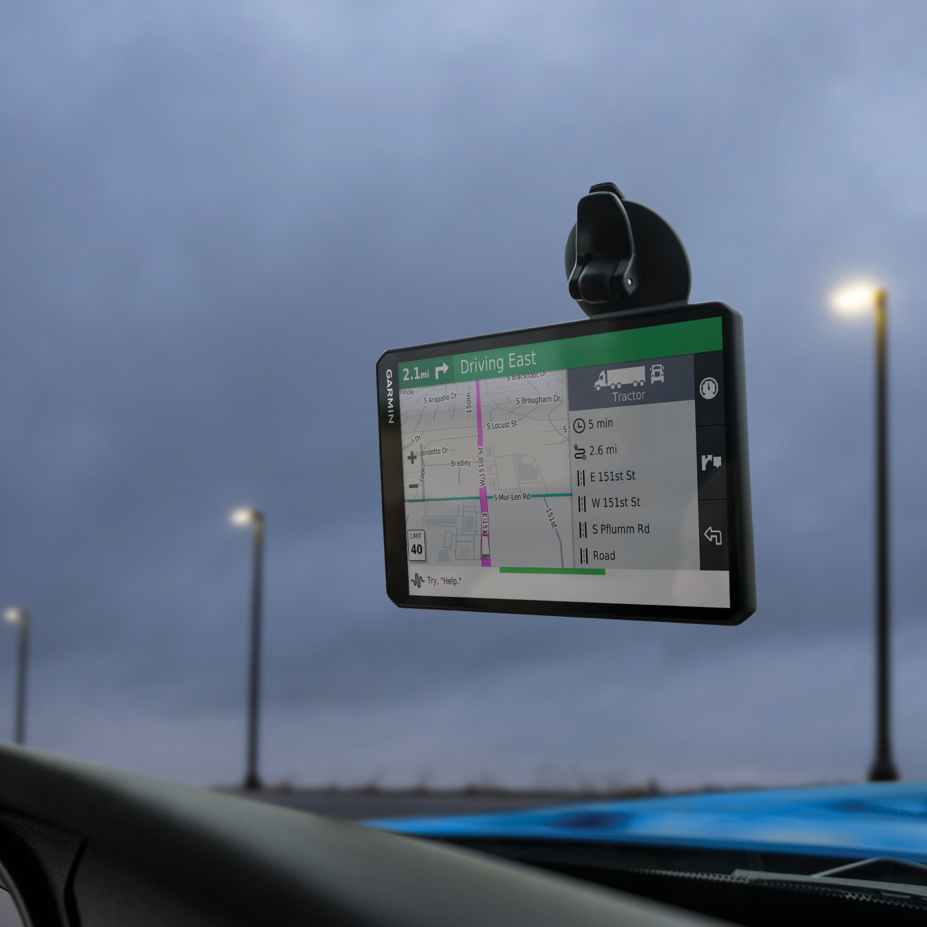 Coque Rigide De Transport Pour GPS Garmin Dezl Fleet Drive Smart 7 - Avec Compartiment Accessoires