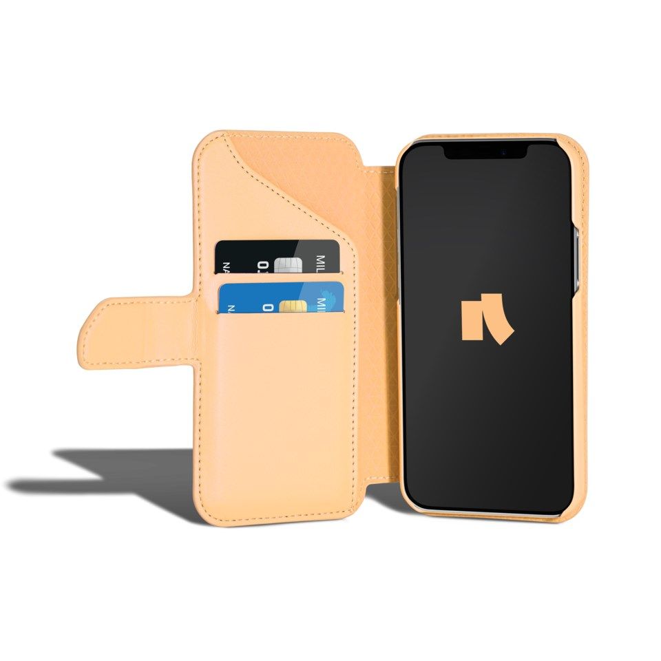 Nomadelic Wallet Case Solo 503 til iPhone 12 og 12 Pro Oransje